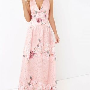 Little Mistress Floral Maxi Dress Size US4